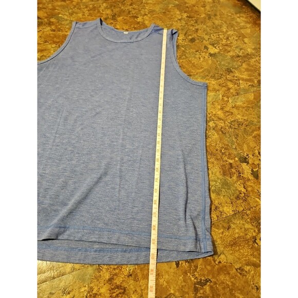 Lululemon Metal Vent Tech Tank Men's size L? No Size Tag- Blue (L27) - Picture 3 of 6